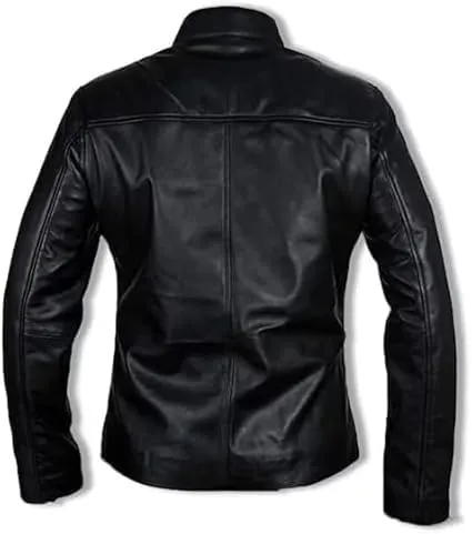 Mens Steve McQueen Jacket Le Mans Multi Colors Gulf Stripes Racing Biker Leather Jacket