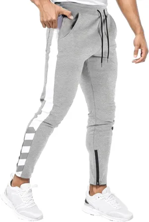 Mens Sweatpants with Pockets Hiking Linen Working Riding Elastic Waist Skinny Joggers Motorcycle Summer Cloth