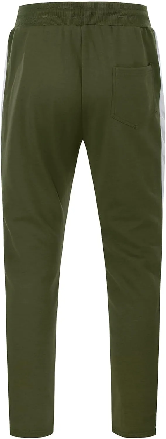 Mens Sweatpants with Pockets Hiking Linen Working Riding Elastic Waist Skinny Joggers Motorcycle Summer Cloth