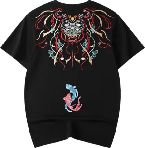 Men's T-Shirt Slim Fit Stand Collar Short Sleeve T-Shirts Basic Undershirt