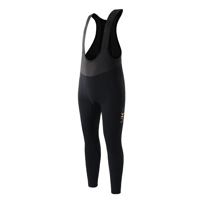 Men's Windproof Thermal Bib Tights PR-1 ShanSui-Black