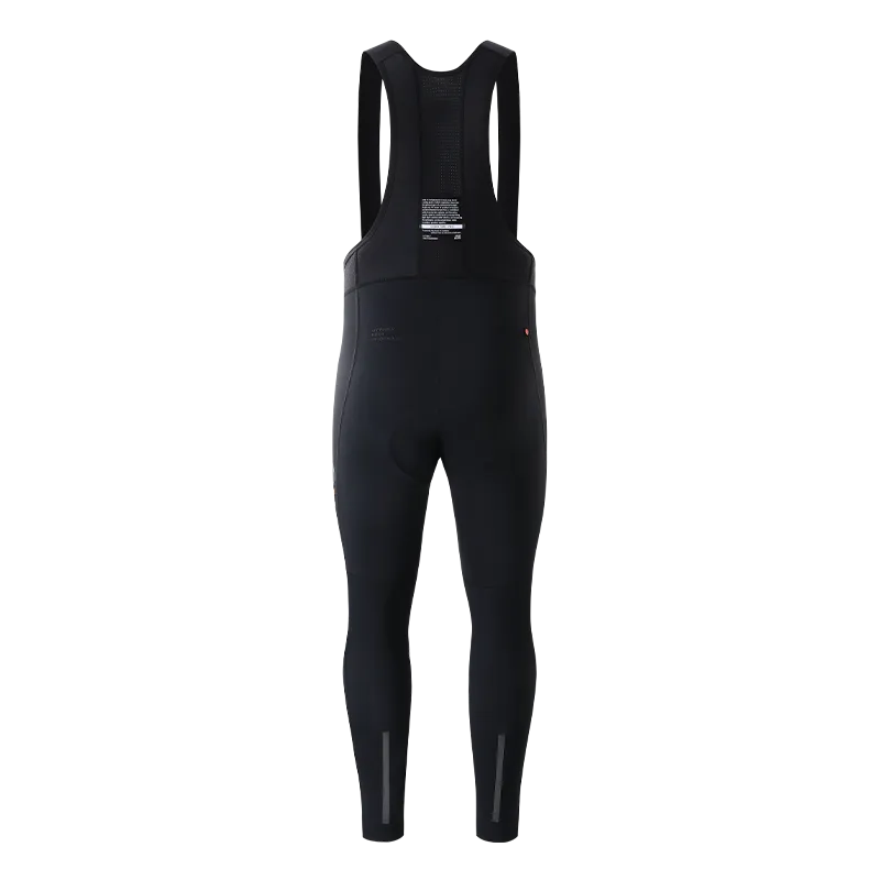 Men's Windproof Thermal Bib Tights PR-1 ShanSui-Black