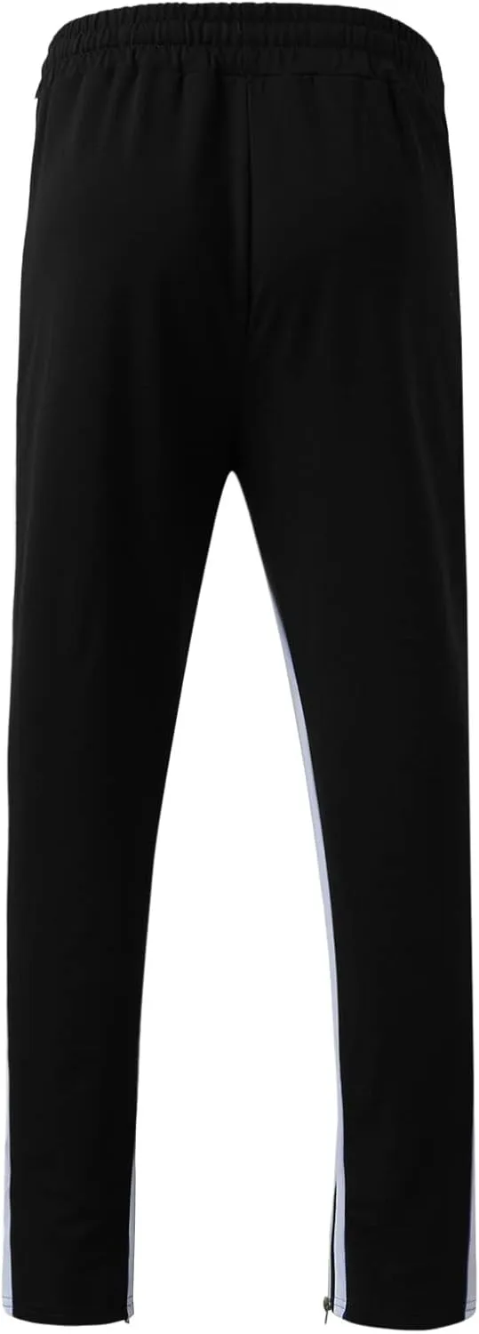 Mens Workout Cargo Sweatpants Baggy Big and Tall Jogger Sweatpants Cargo Joggers for Men Stretch Relaxed Fit Elastic