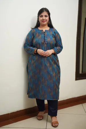 Midnight Weave Woollen Kurta Set