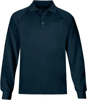 MOHEEN Men's Pique Polo Shirts Dry Fit UPF 50  Long Sleeve Golf Shirt Big and Tall M-6XL