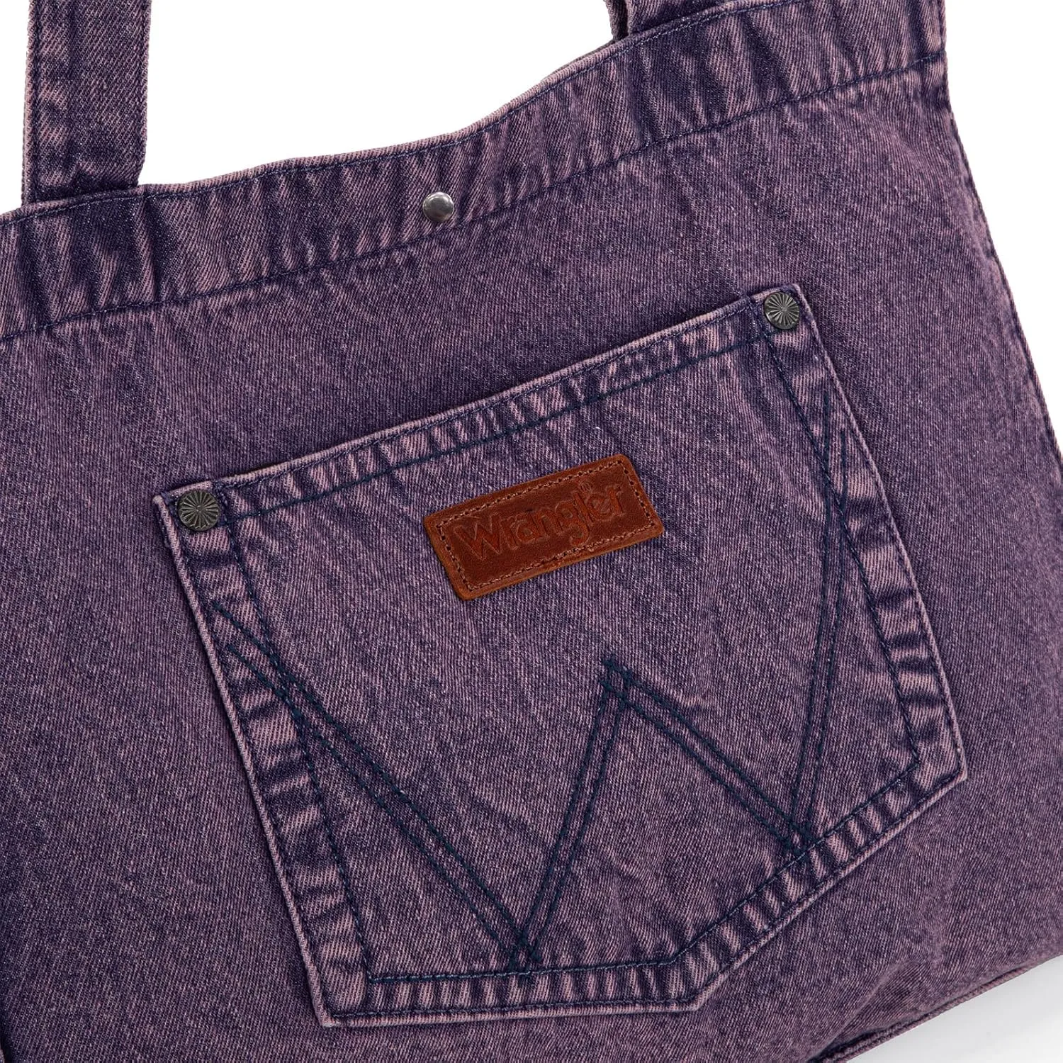 Montana West x Wrangler Tote Bag for Women Large Denim Purses for Work Travel