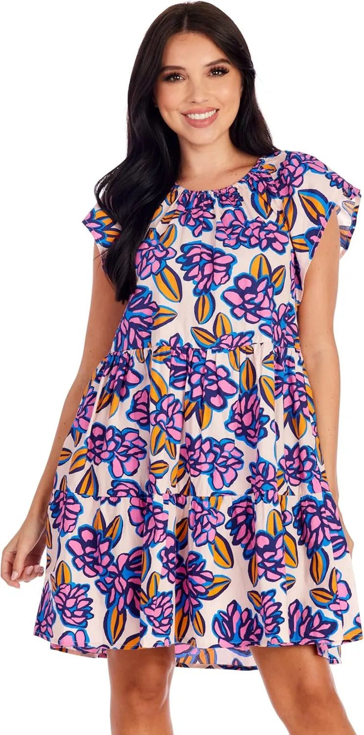Mud Pie Women's Rachel Tiered Dress