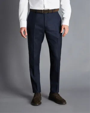 Navy Slim Fit End On End Ultimate Performance Suit Trouser