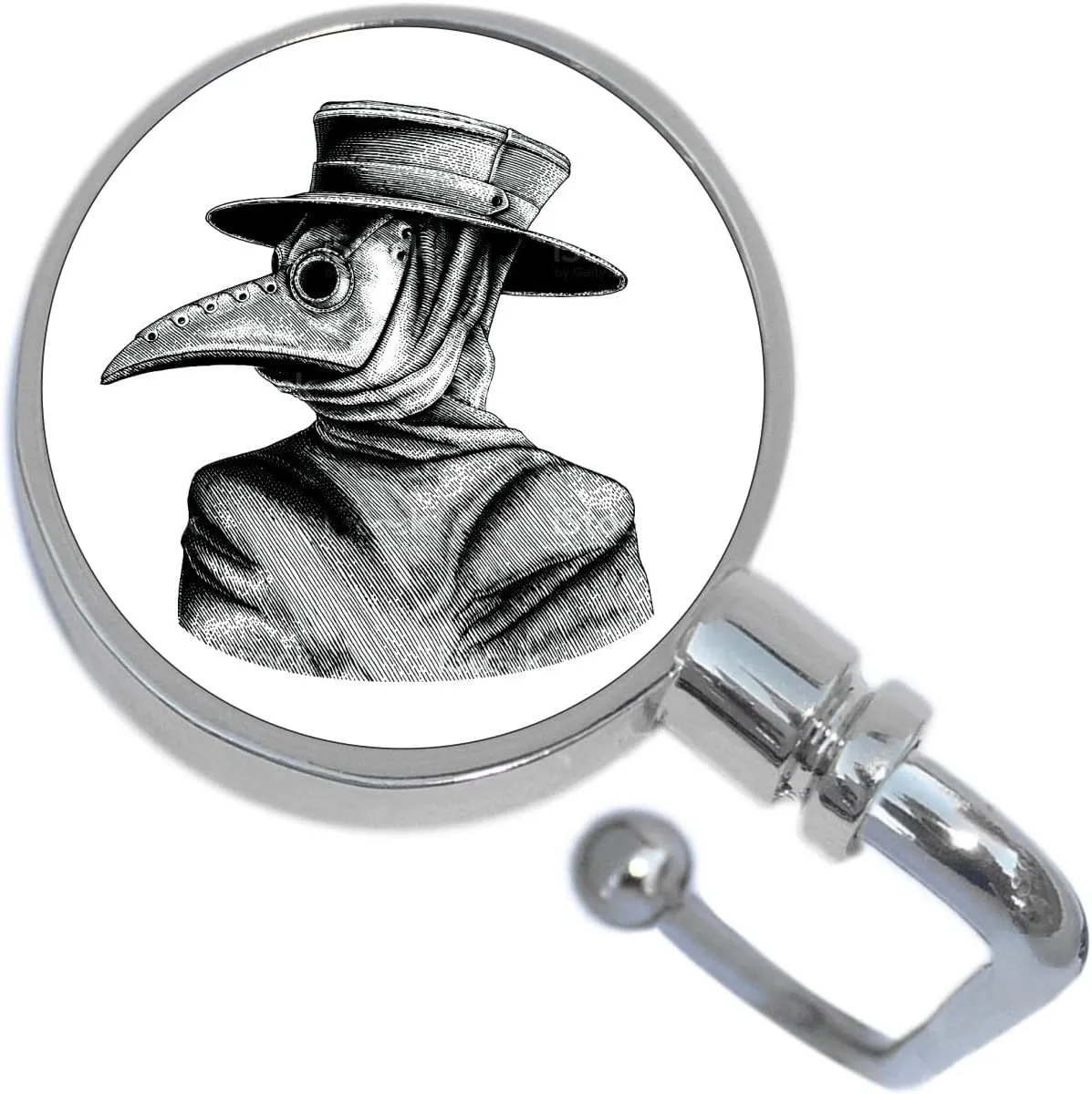 NewCharms Plague Doctor Vintage Image Classic Purse Hanger