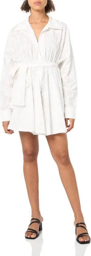 Norma Kamali Women's Super Oversized Bf Nk Shirt Babydoll Mini Dress