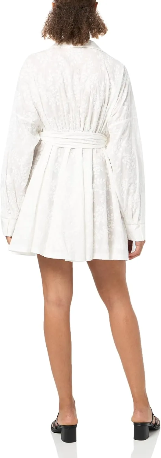 Norma Kamali Women's Super Oversized Bf Nk Shirt Babydoll Mini Dress