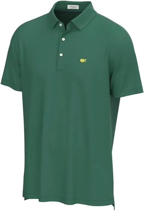 PETER MILLAR Masters Men's Performance Tech Augusta Green Golf Polo Shirt