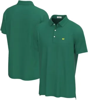 PETER MILLAR Masters Men's Performance Tech Augusta Green Golf Polo Shirt