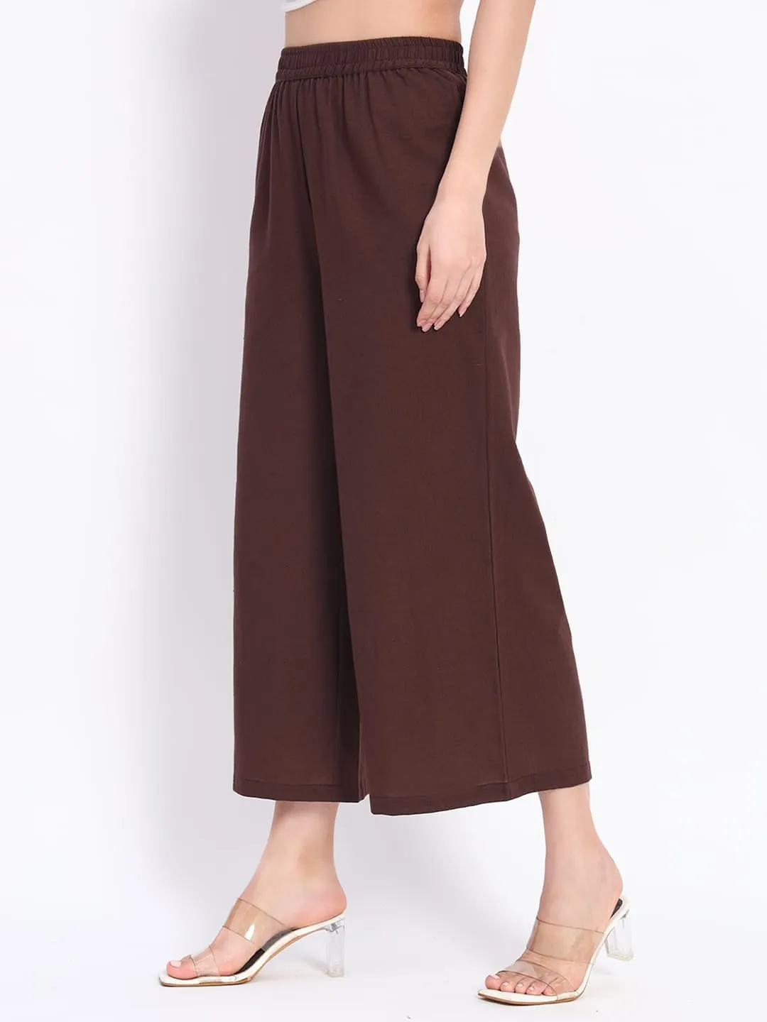 PIDAVLIYA'S Women's Wide Leg Pants Elastic High Waist Casual Yoga Workout Palazzo Pants & Trousers with Pockets