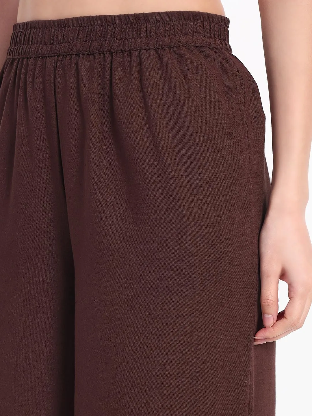PIDAVLIYA'S Women's Wide Leg Pants Elastic High Waist Casual Yoga Workout Palazzo Pants & Trousers with Pockets