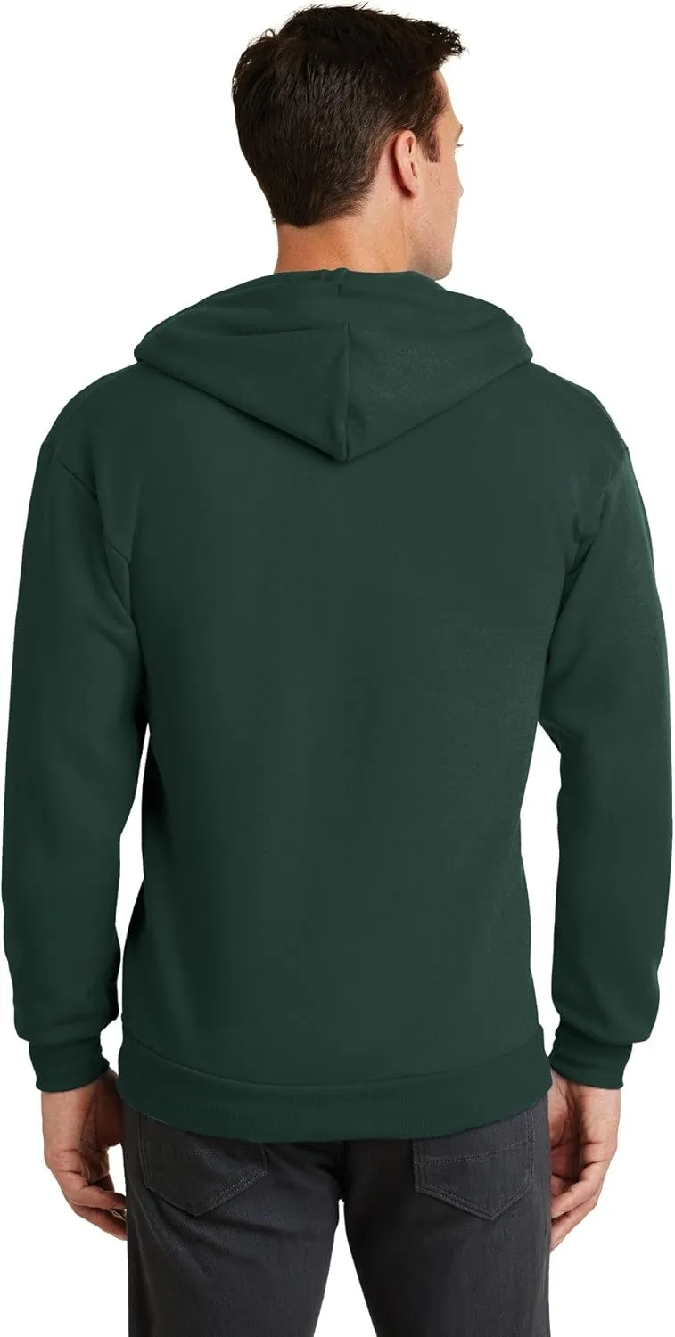Port & Company Men's Classic Full Zip Hooded Sweatshirt