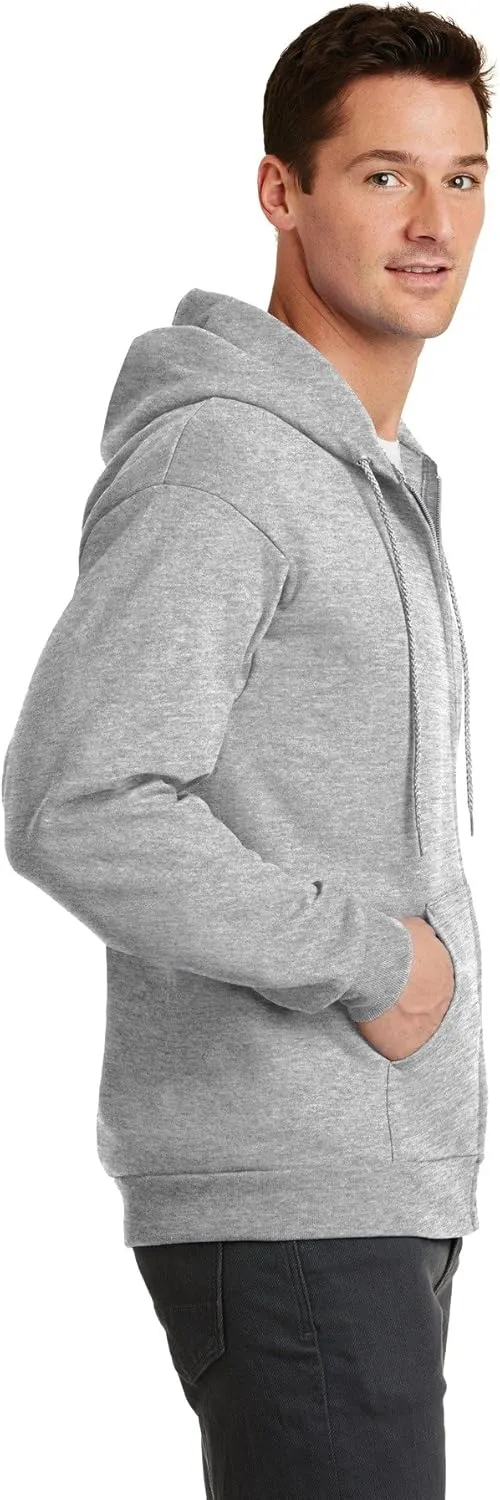 Port & Company Men's Classic Full Zip Hooded Sweatshirt