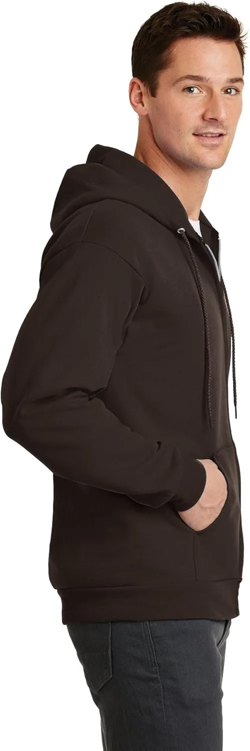 Port & Company Men's Classic Full Zip Hooded Sweatshirt