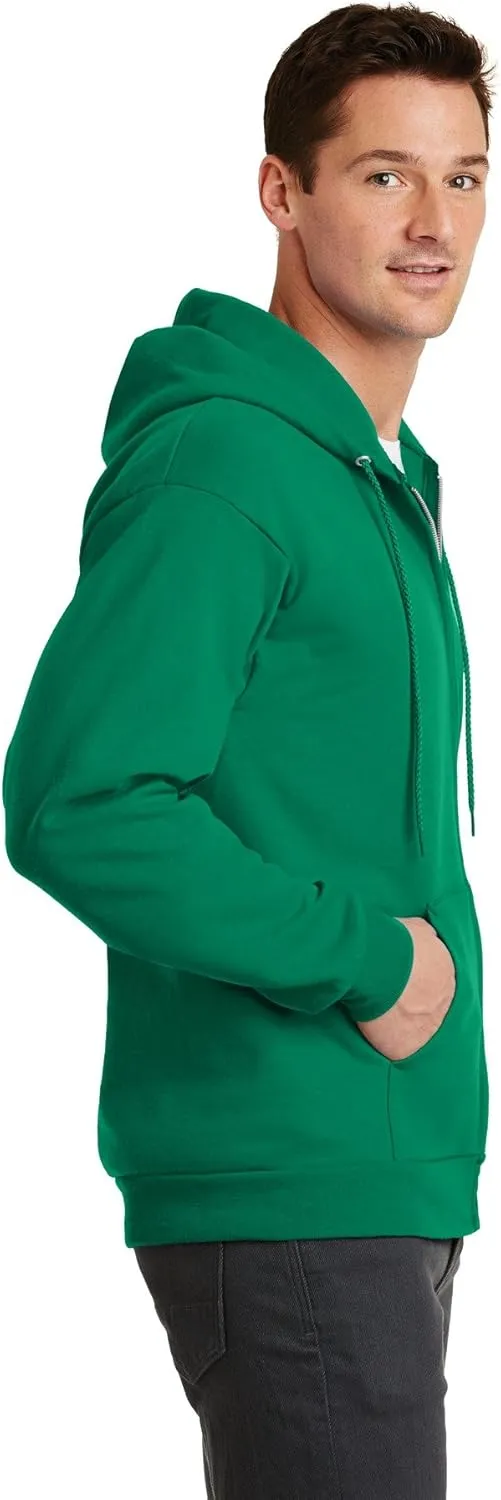 Port & Company Men's Classic Full Zip Hooded Sweatshirt