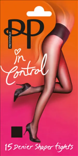 Pretty Polly In Control - 15 Denier High Leg Toner Tights - 2 Pair Pack FREE UK DELIVERY