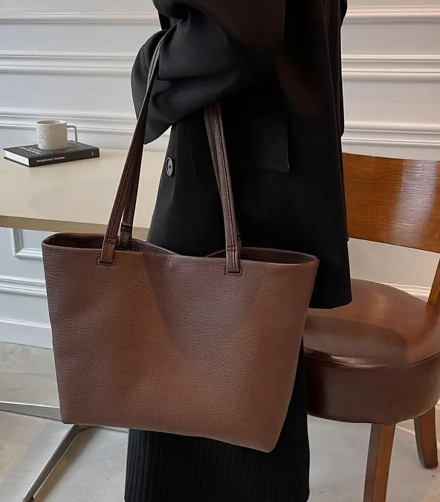 PU leather Tote Bag for Women Work Large Tote Bag Carry All Bag Top Handle Hobo Handbag