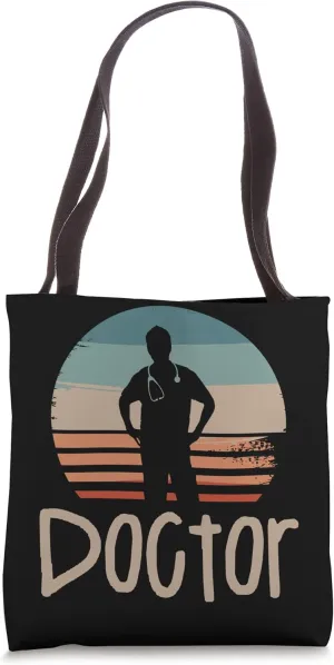 Retro Vintage Classic Doctor Medical Tote Bag