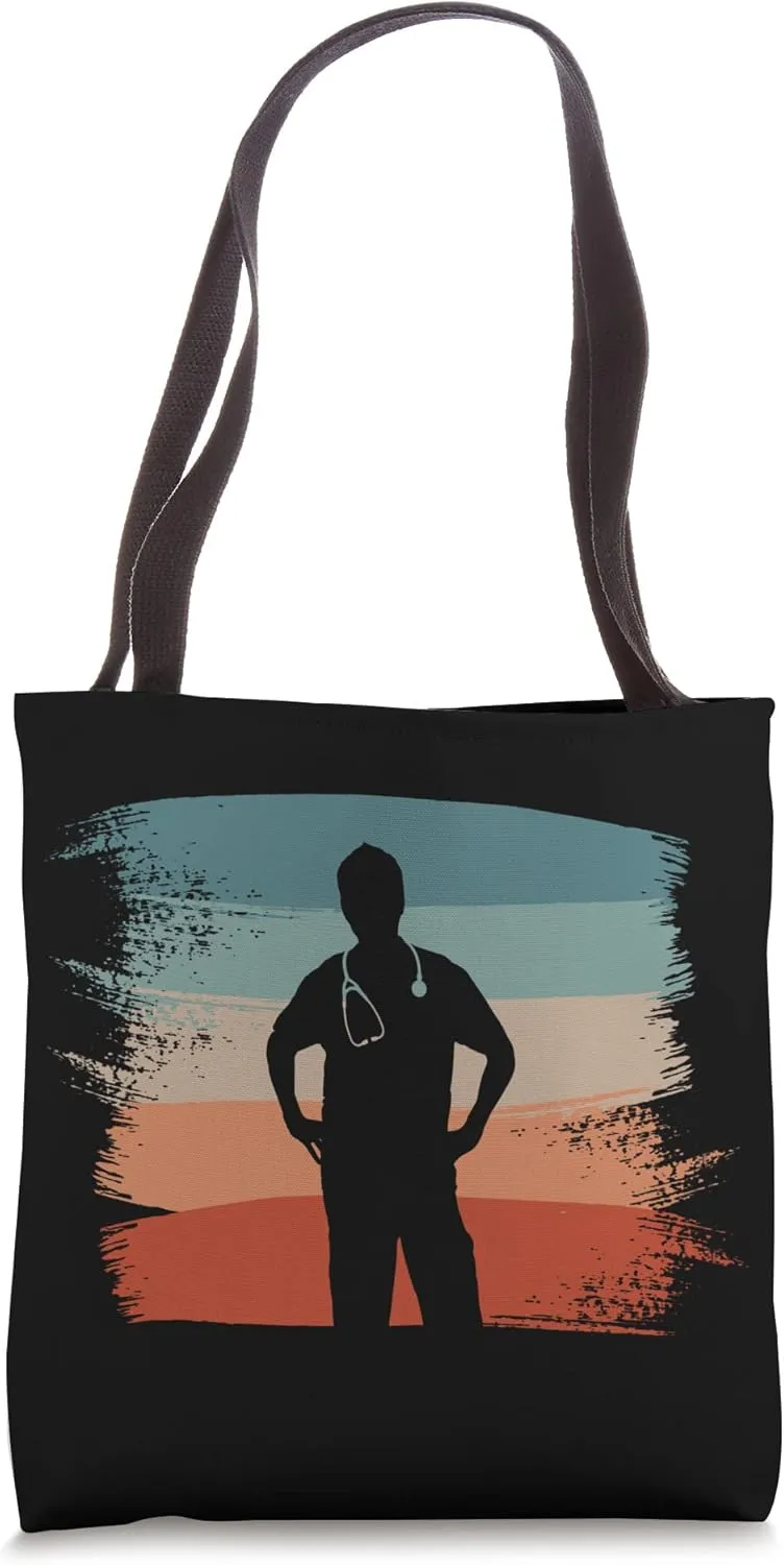 Retro Vintage Classic Doctor Medical Tote Bag