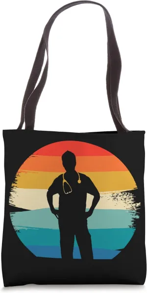 Retro Vintage Classic Doctor Medical Tote Bag