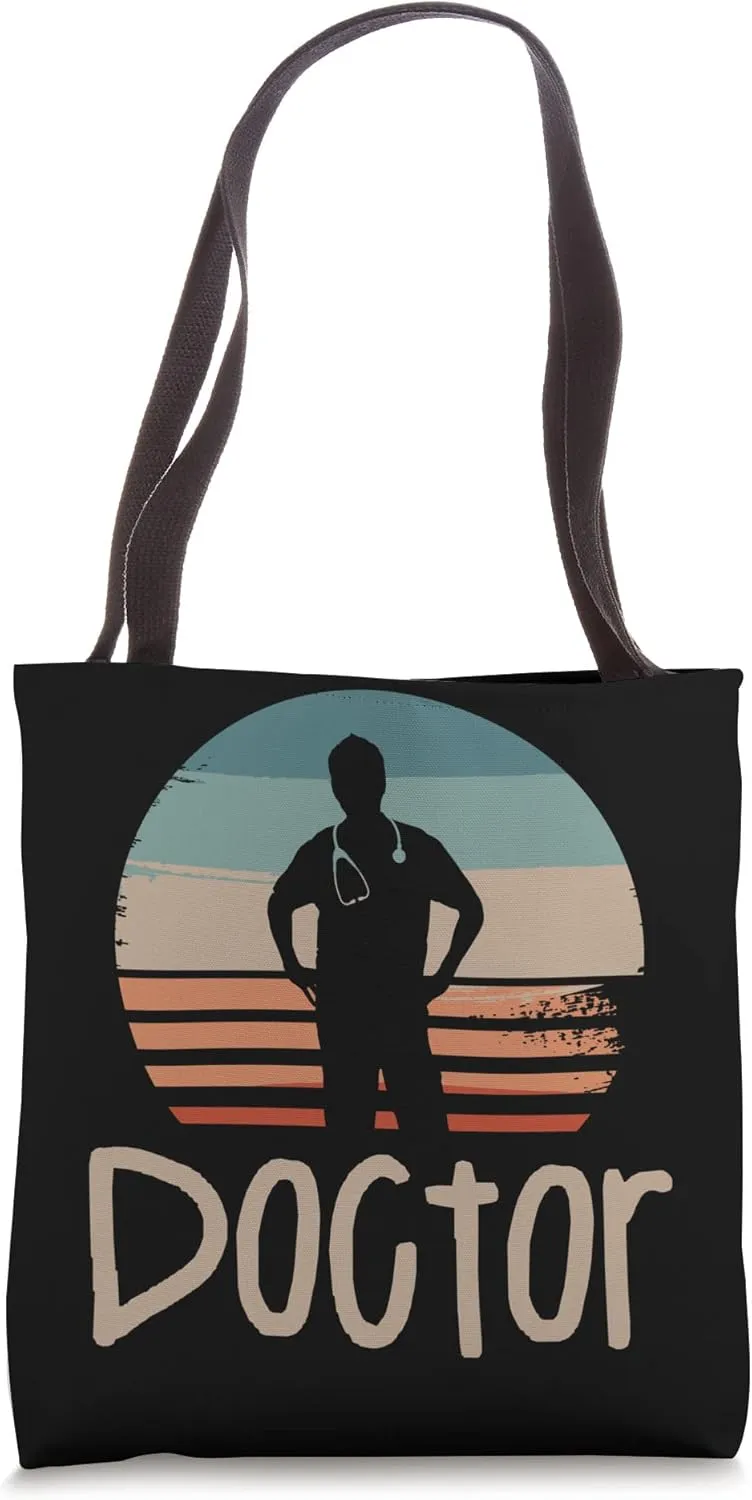Retro Vintage Classic Doctor Medical Tote Bag