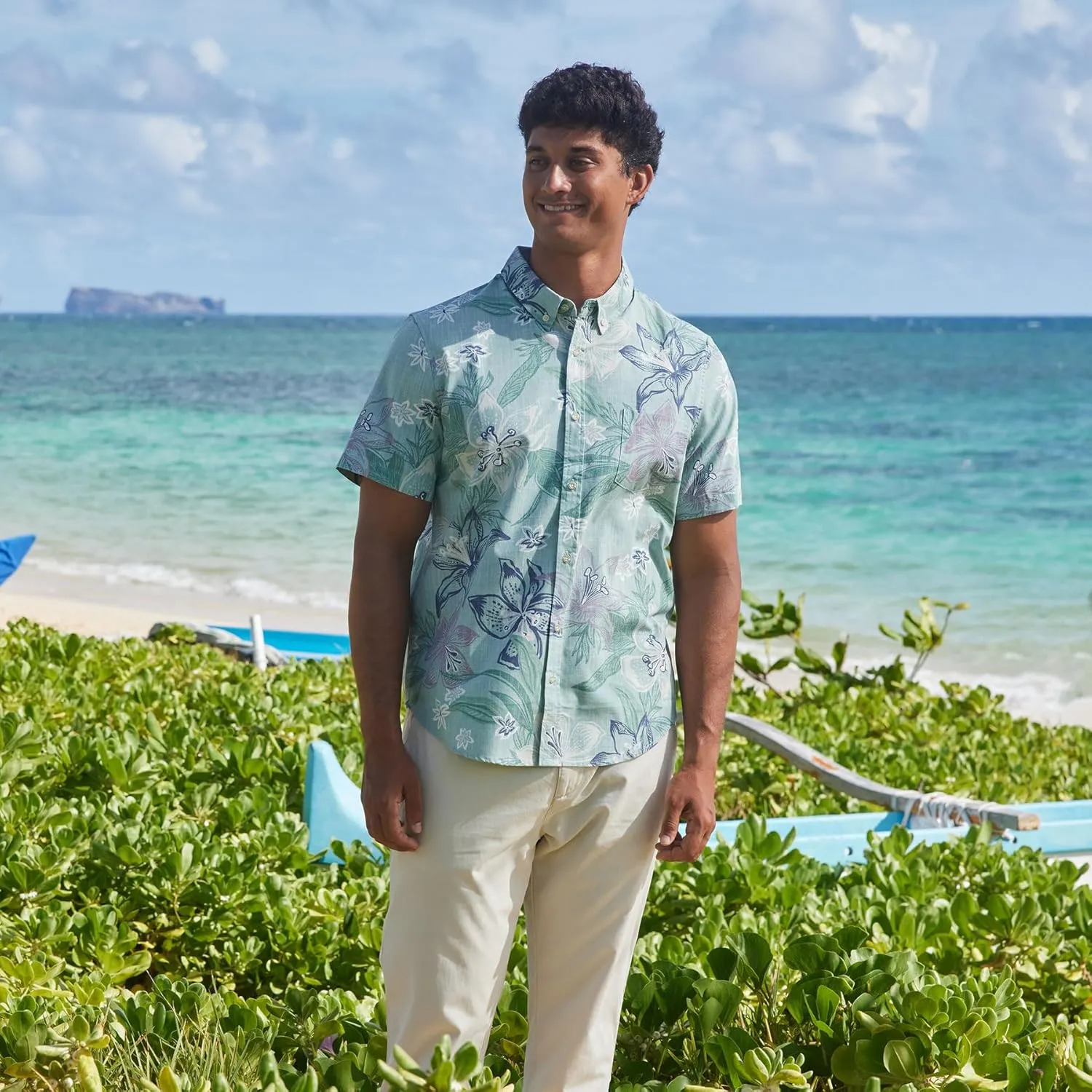 Reyn Spooner Floral Hawaiian Aloha Shirt - Tailored Button Front
