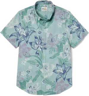 Reyn Spooner Floral Hawaiian Aloha Shirt - Tailored Button Front