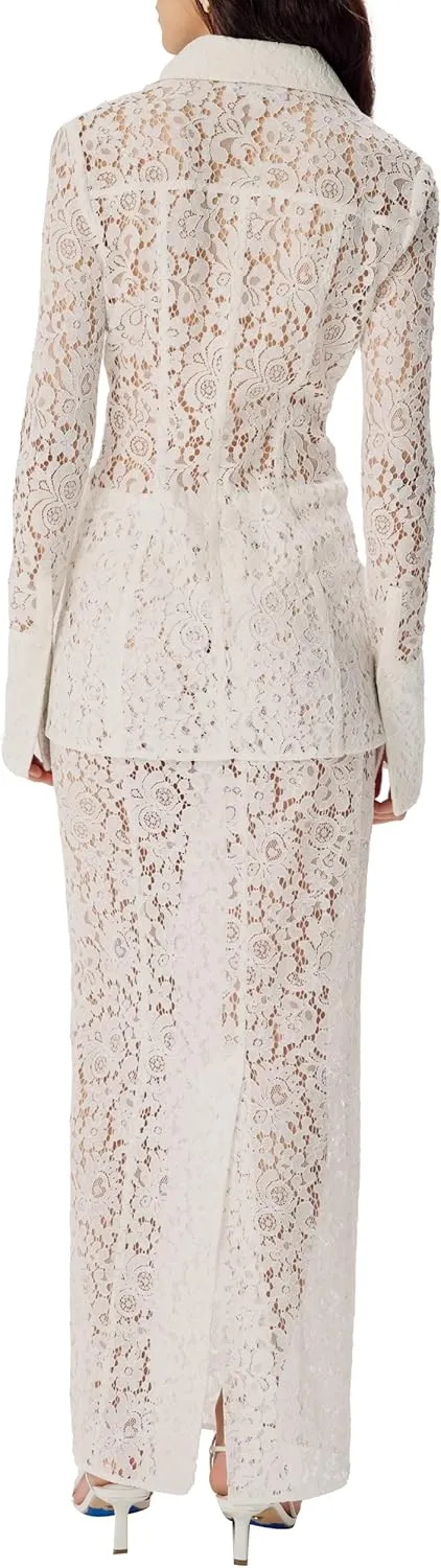 Ronny Kobo Women's Crete Lace Maxi Skirt