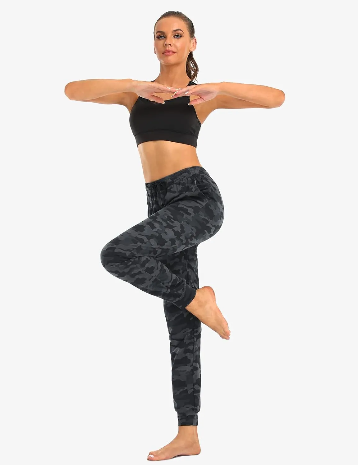 Safort Women Joggers Pants 30"/32"/34"/36" Tall Inseam Athletic Tapered Sweatpants Workout Lounge with Pockets
