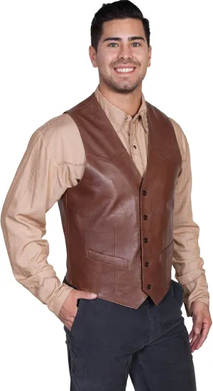 Scully Men's Lamb Leather Vest - 503-189