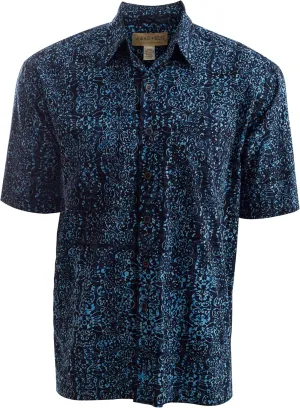 Sumatra Swirl Tropical Hawaiian Batik Shirt