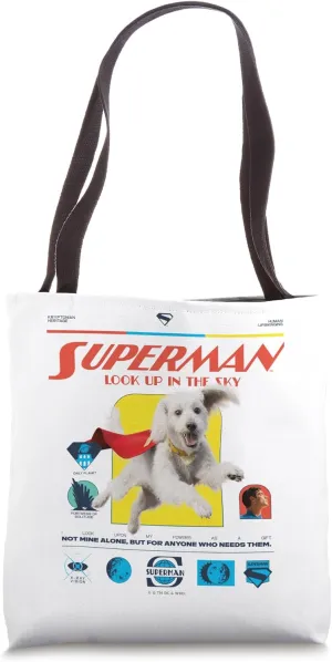Superman (2025) Krypto Comic Tote Bag