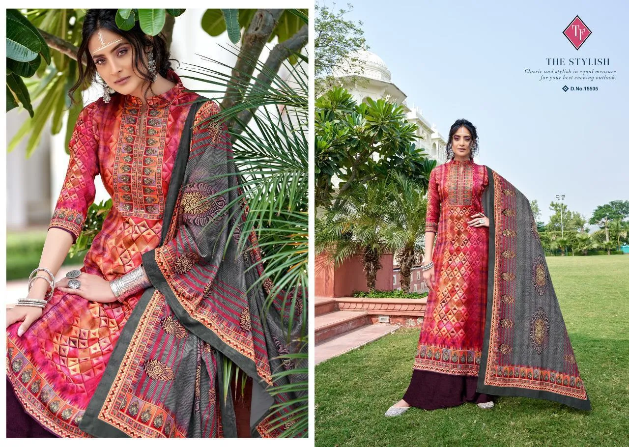Tanishk Fashion Presents Hezal Pure Pashmina Printed Fancy Designer Salwar Kameez