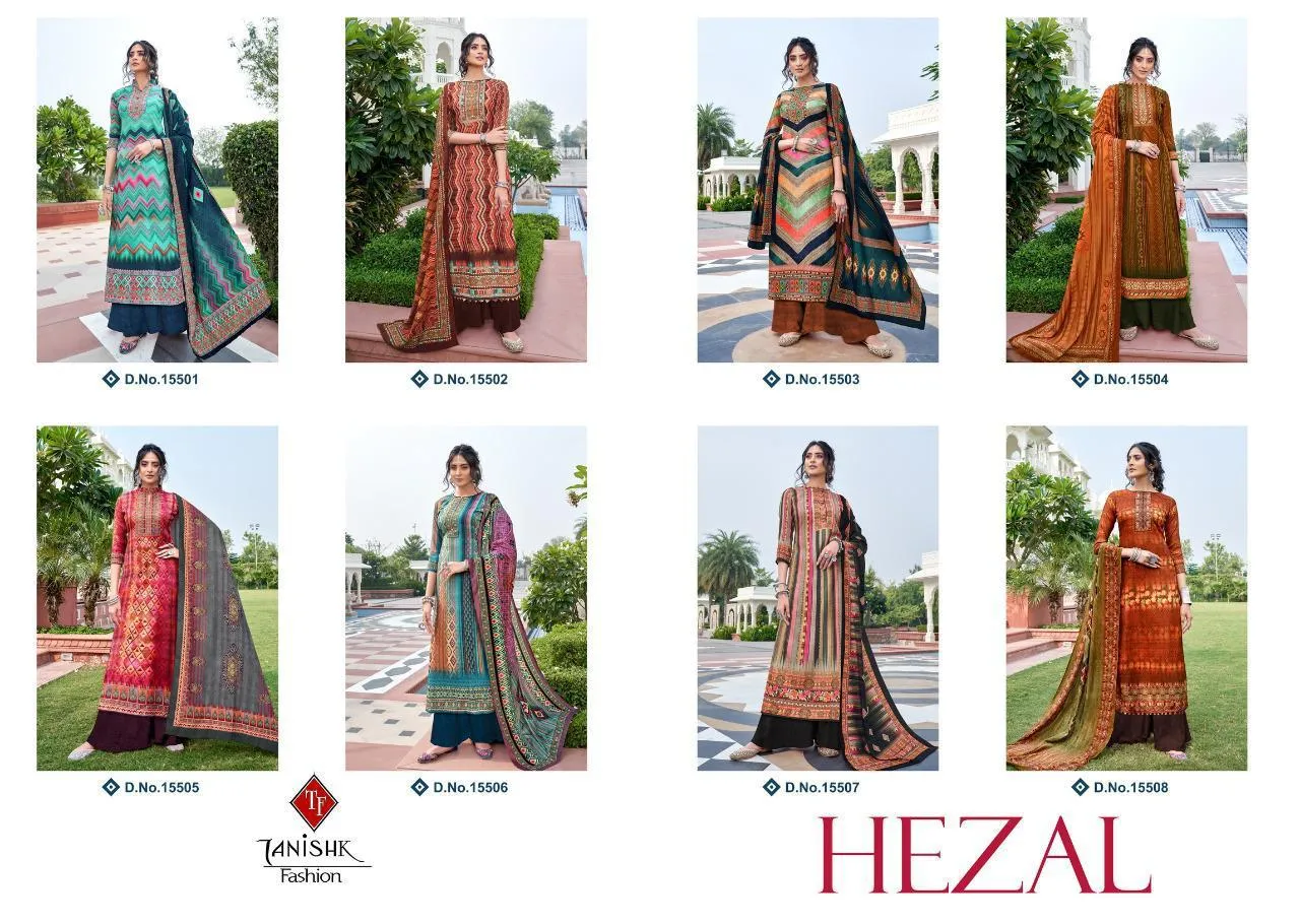Tanishk Fashion Presents Hezal Pure Pashmina Printed Fancy Designer Salwar Kameez