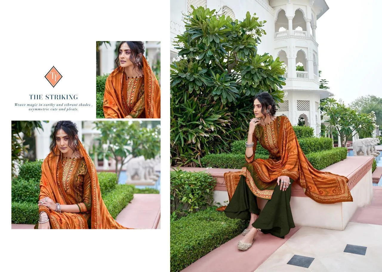 Tanishk Fashion Presents Hezal Pure Pashmina Printed Fancy Designer Salwar Kameez