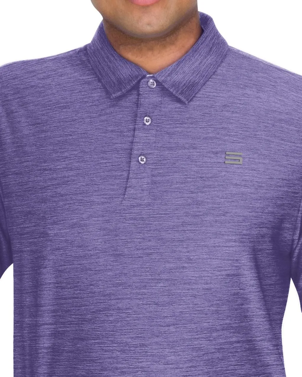 Three Sixty Six Golf Shirts for Men - Dry Fit Short-Sleeve Polo, Athletic Casual Collared T-Shirt