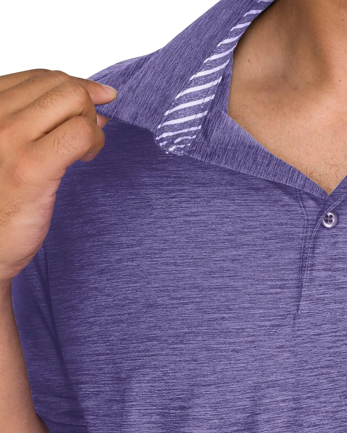 Three Sixty Six Golf Shirts for Men - Dry Fit Short-Sleeve Polo, Athletic Casual Collared T-Shirt