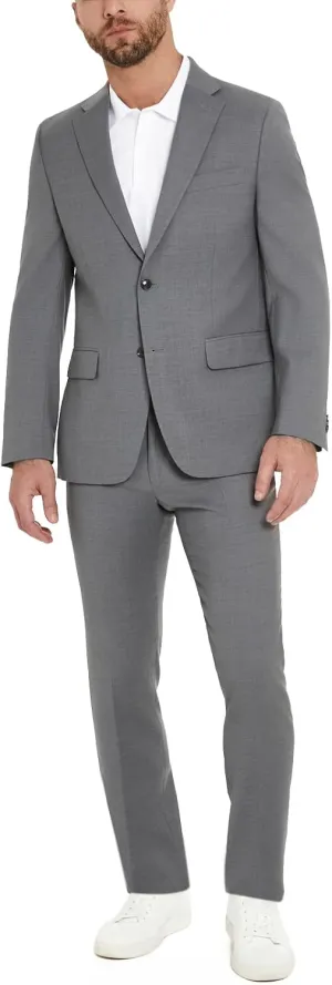 Tommy Hilfiger TH Flex Modern Fit Suit Separates Jacket, Pearl Grey, 36 Short