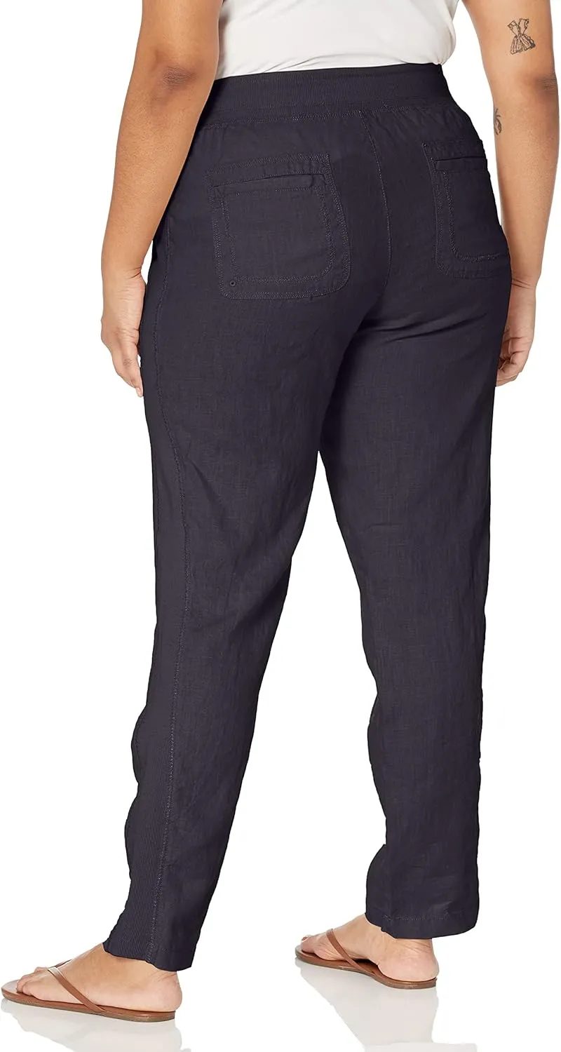 Tommy Hilfiger Women's Casual Basic Lightweight Linen Pant