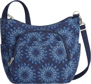 Travelon Anti-theft Classic Crossbody Bucket Bag