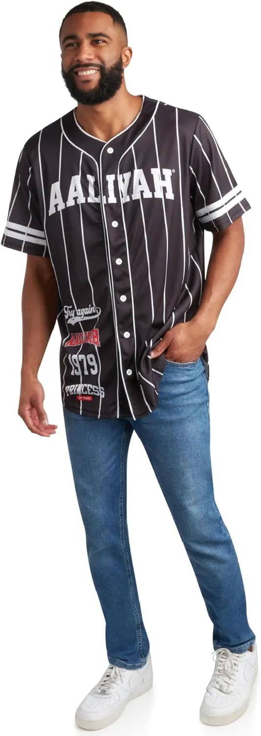 Unisex Baseball Jersey - Retro 90's R&B Concert Button Down Fashion Top - Vintage Jersey T-Shirt (S-XL)