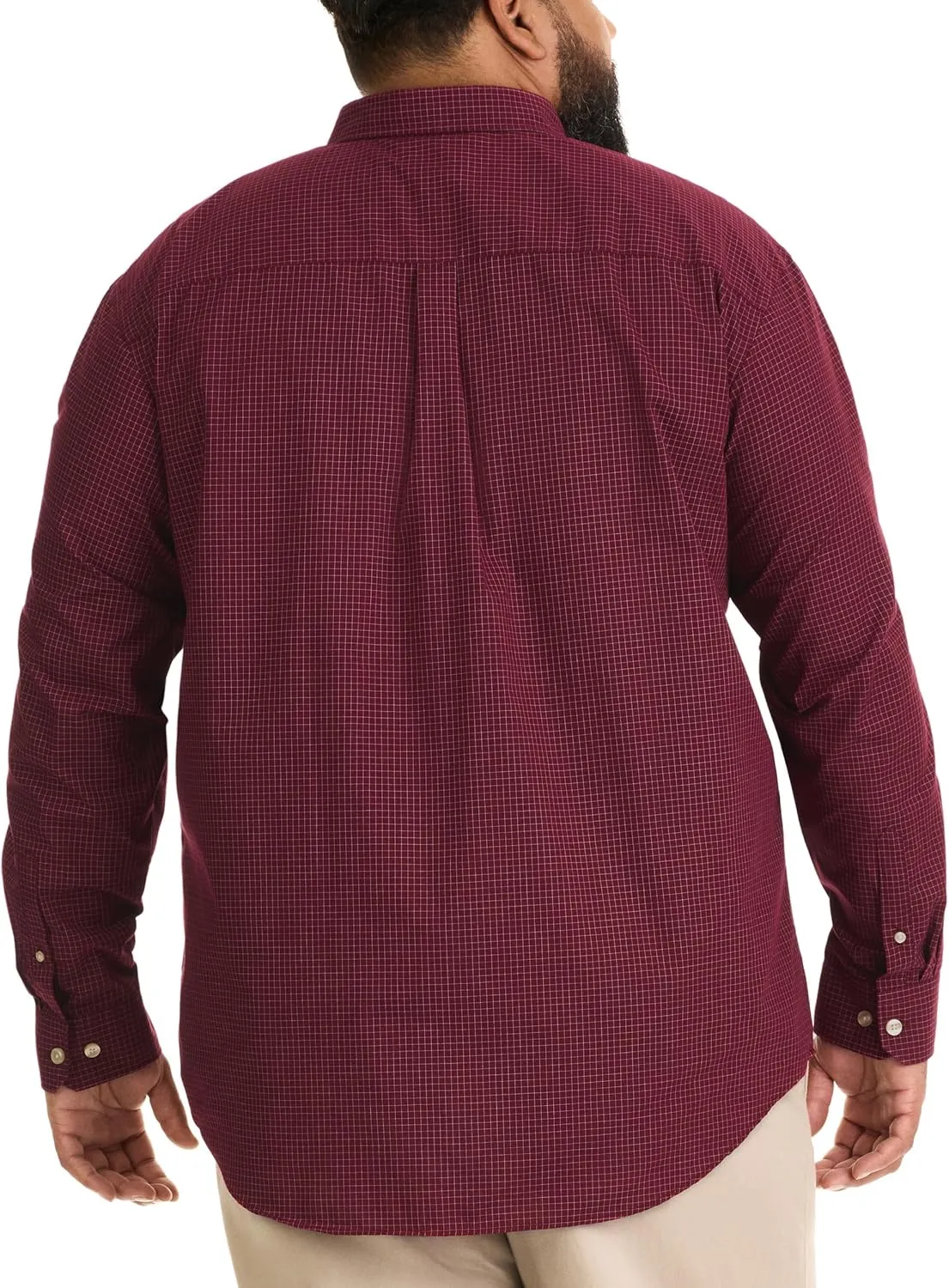 Van Heusen Men's Big and Tall Wrinkle Free Long Sleeve Button Down Shirt