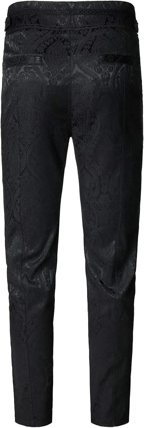 VATPAVE Mens Gothic Pants Cosplay Costume Trousers Steampunk Victorian Pants