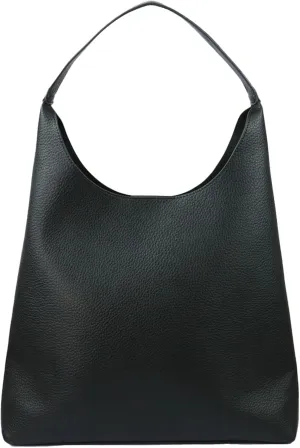 Vegan Leather Tote 2025 Fall Winter Large Shoulder Bag Minimalist Retro Bucket Work Commute Texture Litchi Grain Handbag