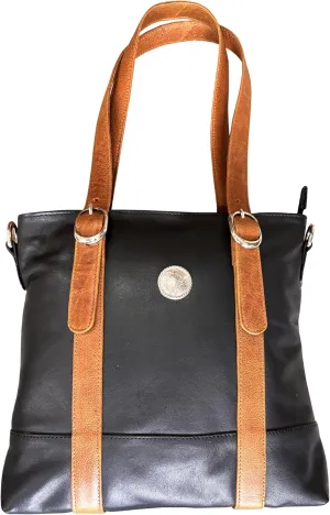 Vintage Leather Hobo Shoulder Bag, Large Tote Purse for Women, Black ST-128