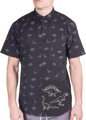 Visive Mens Short Sleeve Button Down Printed Shirts - Over 45 Novelty Prints Sizes S - 4XL